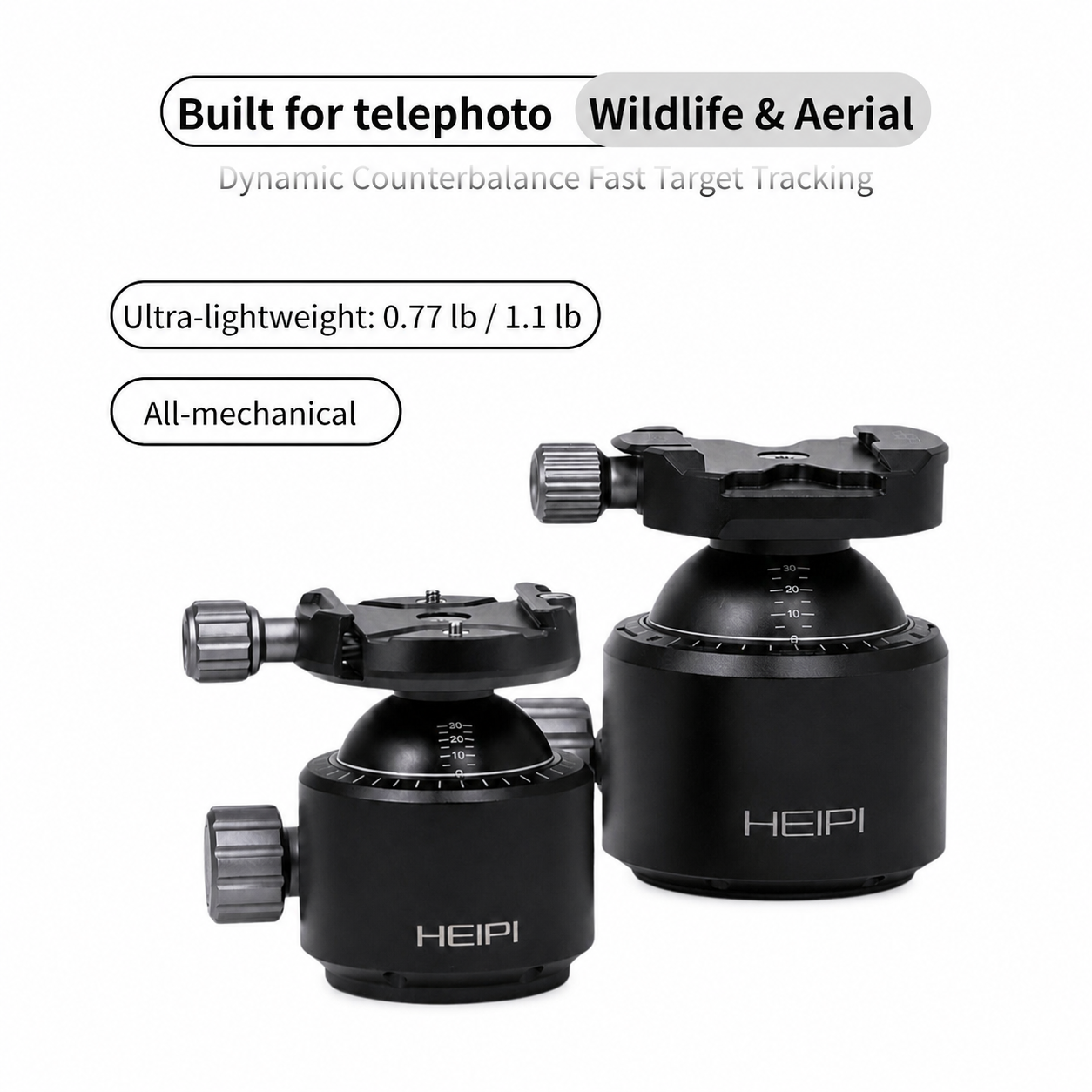 HEIPI Counterbalance Ball Head - KF60S / KF50S