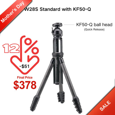 HEIPI 3-in-1 Travel Tripod - W28S