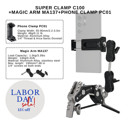 HEIPI Super Clamp - Sabertooth C100