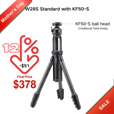 HEIPI 3-in-1 Travel Tripod - W28S