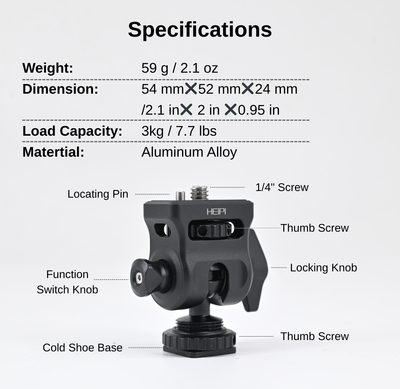 HEIPI KF17 Ball Head