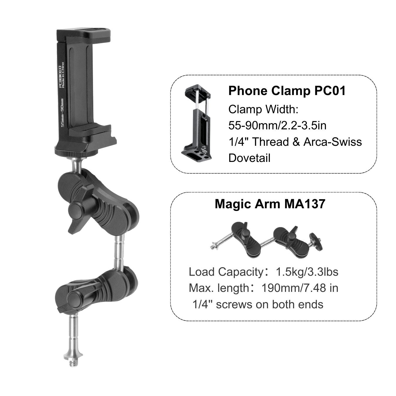 HEIPI Phone Clamp PC01