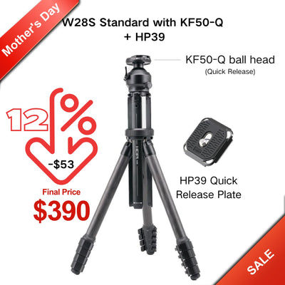 HEIPI 3-in-1 Travel Tripod - W28S