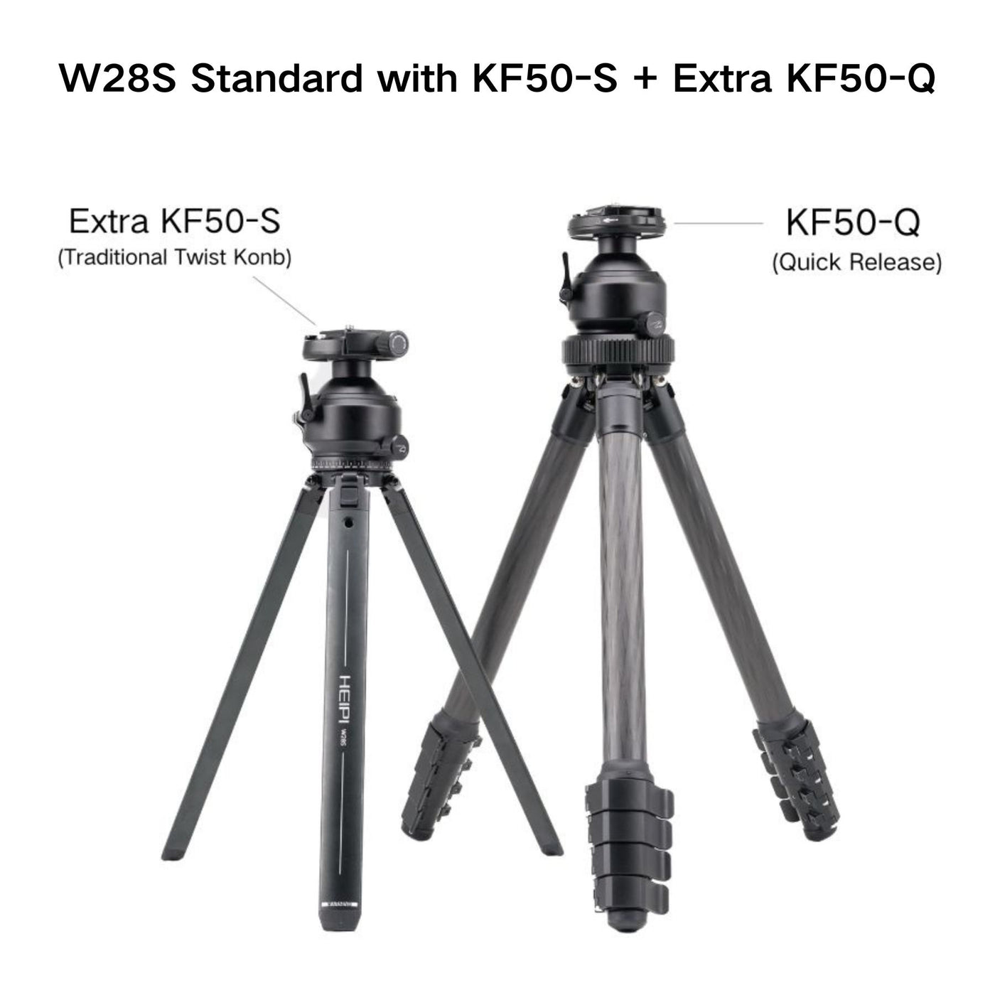 HEIPI 3-in-1 Travel Tripod - W28S