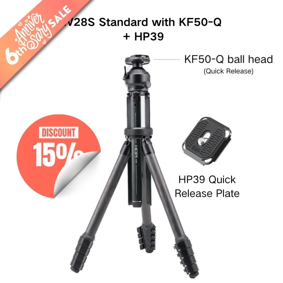 HEIPI 3-in-1 Travel Tripod - W28