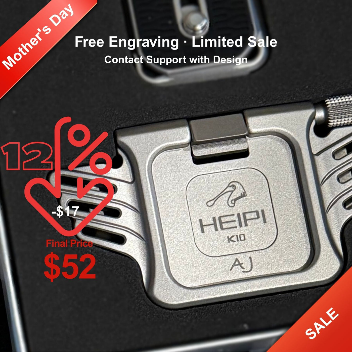HEIPI Camera Backpack Clip K10