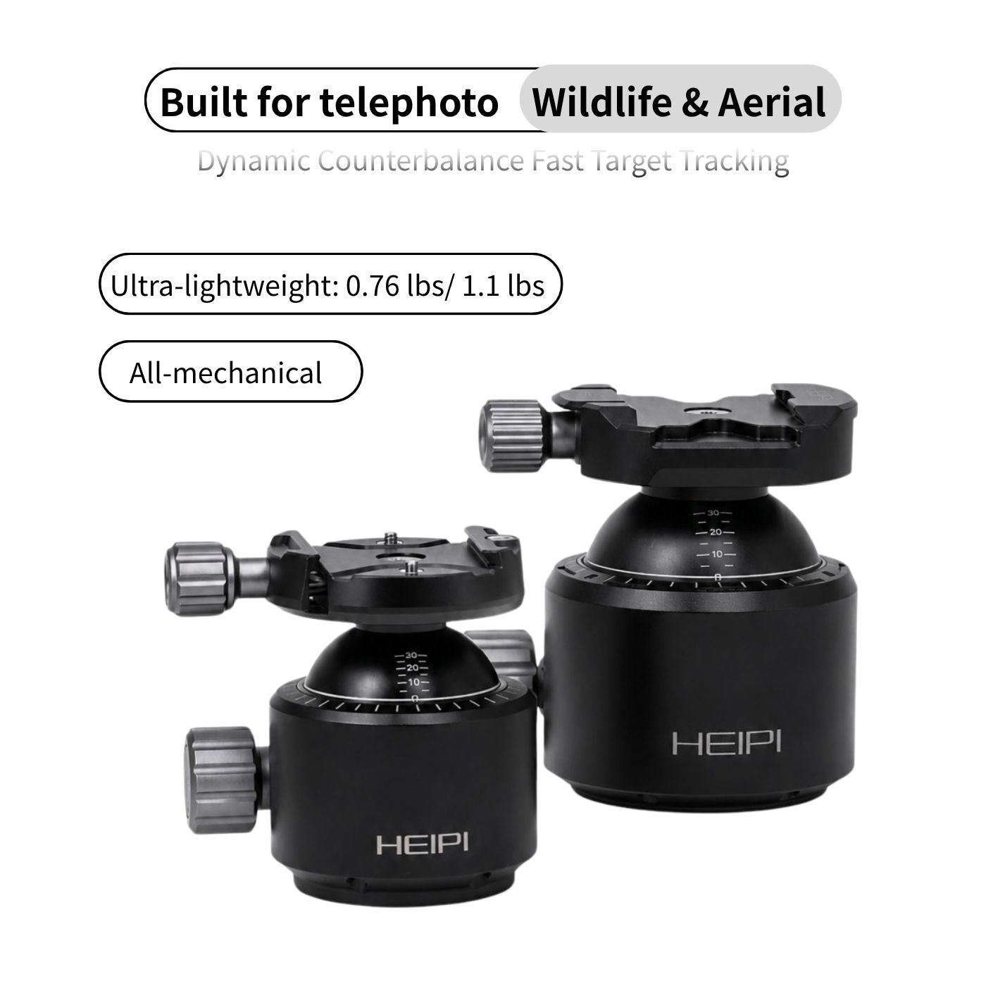 HEIPI Counterbalance Ball Head - KF60S / KF50S