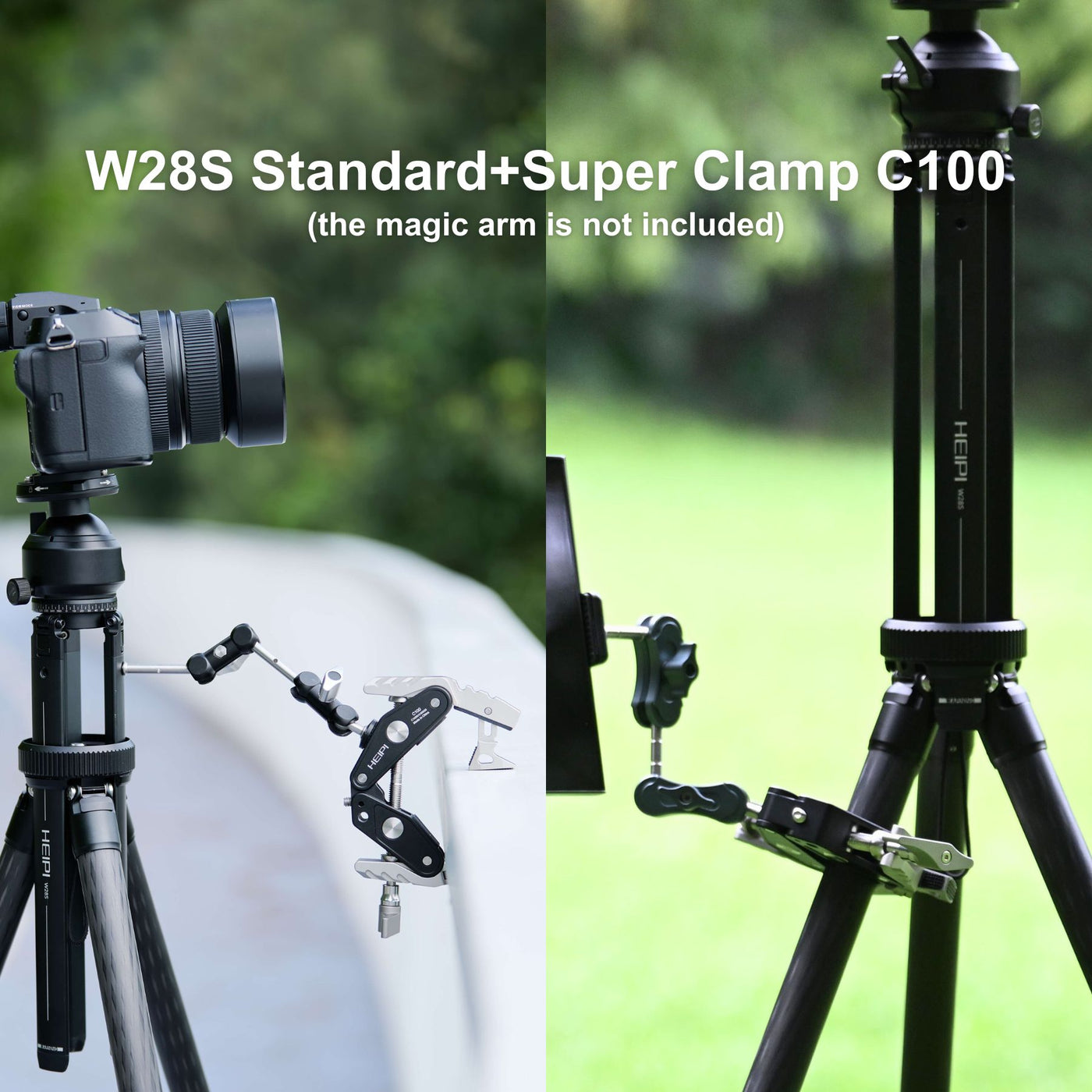 HEIPI 3-in-1 Travel Tripod - W28S