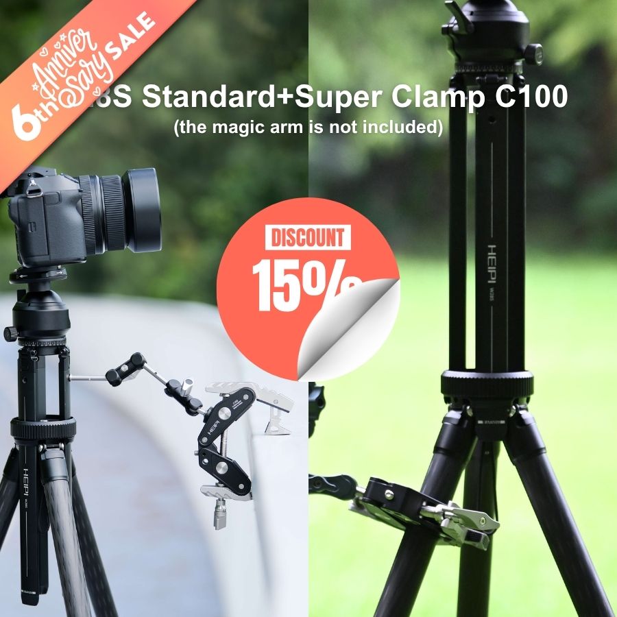 HEIPI 3-in-1 Travel Tripod - W28S