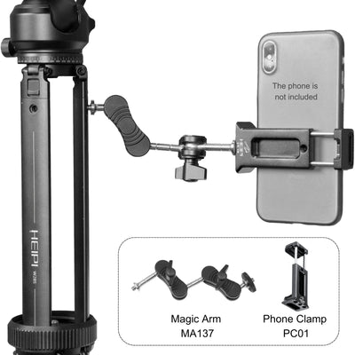 HEIPI 3-in-1 Travel Tripod - W28S