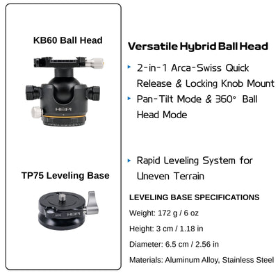 HEIPI XPOD Pro Still & Video Tripod W58
