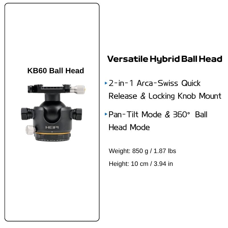 HEIPI XPOD Pro Still & Video Tripod W58