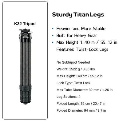 HEIPI XPOD Pro Still & Video Tripod W58