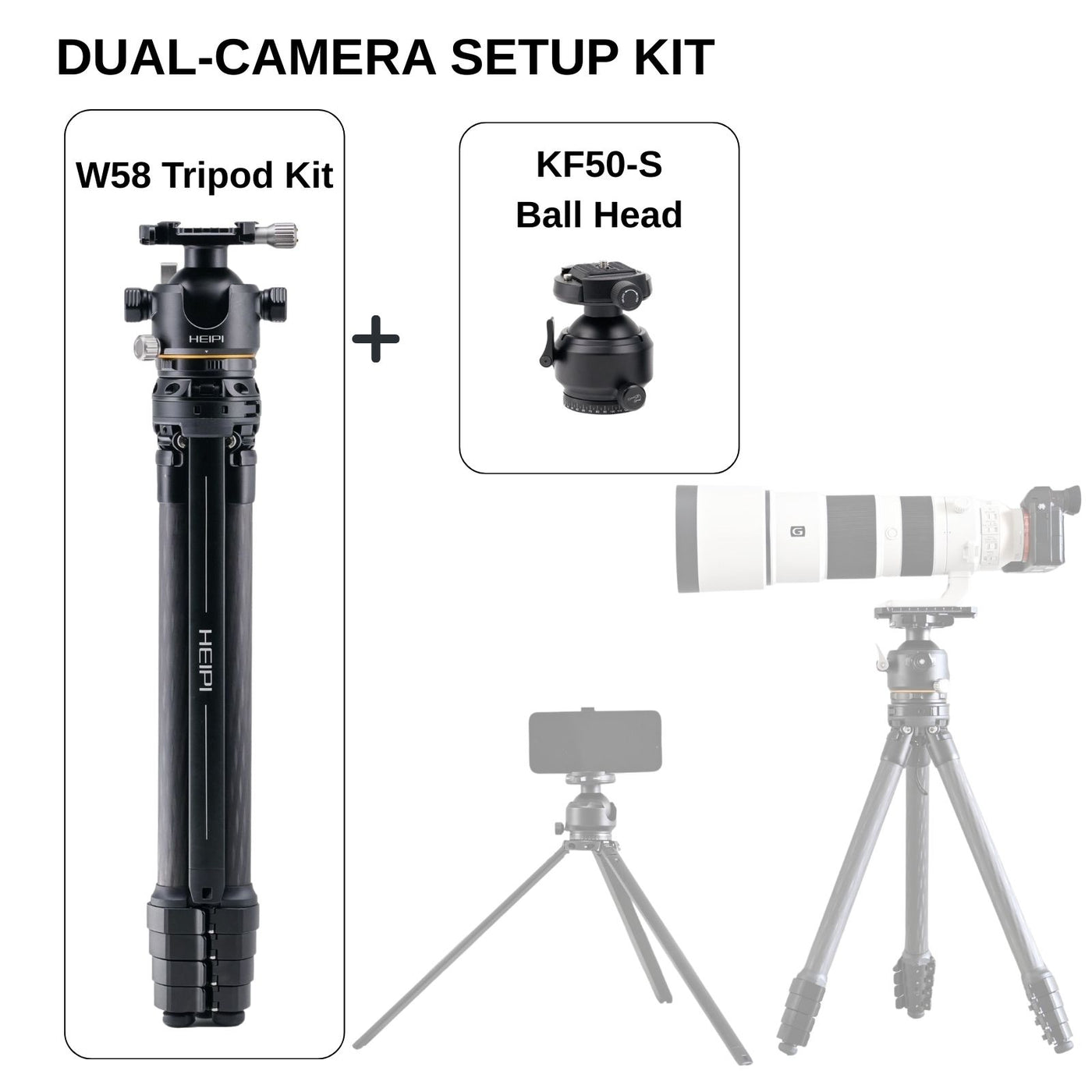 HEIPI XPOD Pro Still & Video Tripod W58
