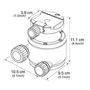 HEIPI KF60 ball head with counterbalance specifications