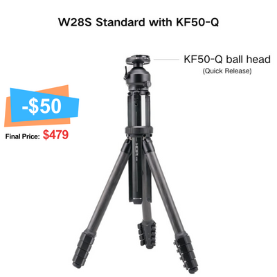 HEIPI 3-in-1 Travel Tripod - W28S